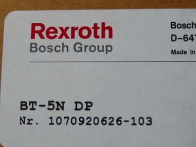 Rexroth BT-5N DP Bedientastatur Operating Panel Nr 1070920626-103 - ungebraucht