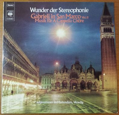 CBS S 72 815 - Gabrieli in San Marco Vol.2 - Musik Für A Cappella Chöre
