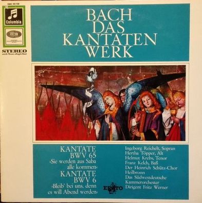 Columbia SMC 95 158 - Das Kantatenwerk: Kantate BWV 65 (Sie Werden Aus Saba Alle