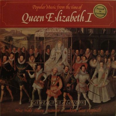Saga SAGA 5447 - Camerata Of London - Popular Music From The Time Of Queen Eliza