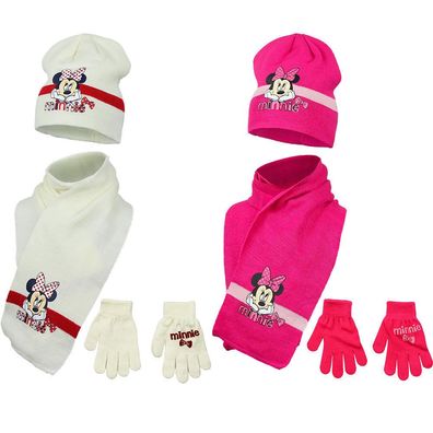 Wintersets von Minnie Maus--> Pink, Cremeweiß--> KU52 & KU54--> NEU!!!