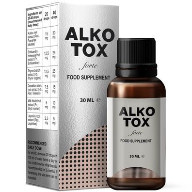 AlkoTox tropfen gegen Alkoholsucht | 30 ml | Original
