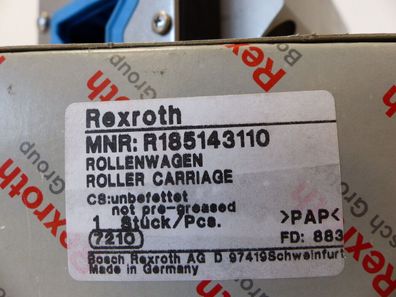 Rexroth Rollenwagen MNR: R185143110 - ungebraucht! -