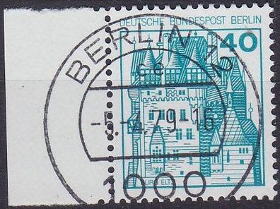 Germany BERLIN [1977] MiNr 0535 A ( O/ used ) [01] Burgen Schlösser Rand