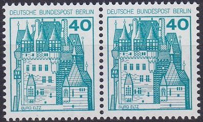 Germany BERLIN [1977] MiNr 0535 A 2er ( * */ mnh ) Burgen Schlösser