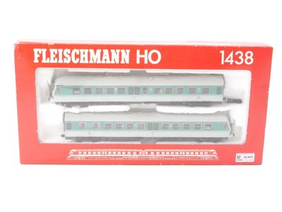 Fleischmann H0 1438 Diesel-Triebzug 2-tlg. 614 023 / 614 024 DB / AC NEM E569