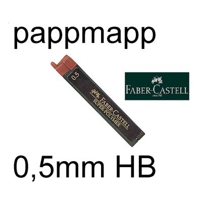 FABER Castell Feinminen 0,5mm HB - Druckbleistift Minen Bleistiftminen