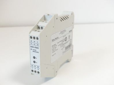 Leuze Relay Module MSI-RM2 549918 24V AC/ DC 3A 10ms SN 120454764