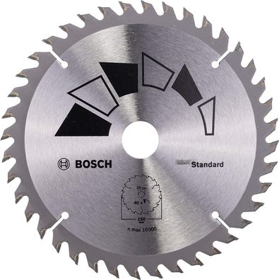 Bosch Kreissägeblatt Basic 150 x 2.2 x 20/16, Z40 Sägeblatt 2609256807