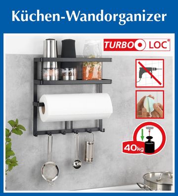 Turbo Loc Küchen Wandorganizer Maße ca.: B: 30 cm x H: 33 cm x T: 9 cm