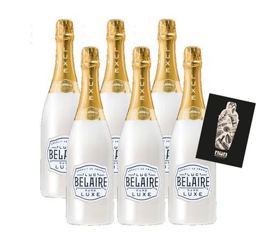Luc Belaire France 6er Set - 6x 0,75L Fantom Edition Rare Luxe mit beleuchtetem