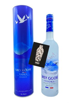 Grey Goose Vodka 700 ml in Metalldose (40% vol) Geschenkdose- [Enthält Sulfite]