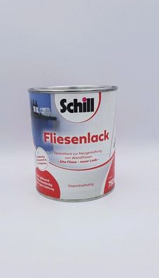 Fliesenlack Weiss Schill 0,750 Liter