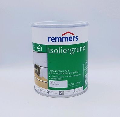 Isoliergrund Isolierfarbe Remmers 9016 Weiss 0,750 Liter