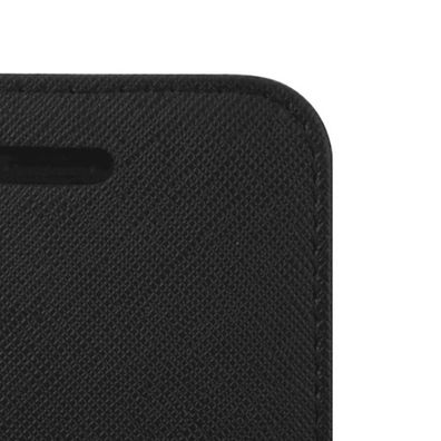 Klapphülle Für Samsung Galaxy J4 Wallet Flip Cover Schutzhülle Etui Schwarz