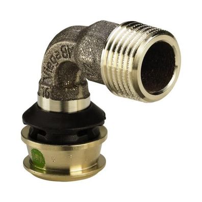 Viega Bogen 90 Grad mit SC Raxofix 5314 in 20mm x R1/2 Siliziumbronze