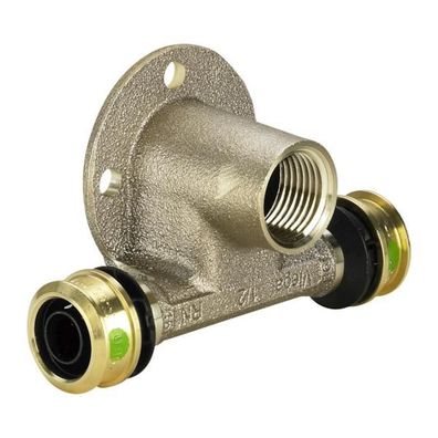 Viega T-Stück mit SC Raxofix 5324.3 in 20mm x Rp1/2 Siliziumbronze