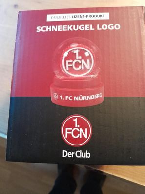 Schneekugel mit Logo 1. FC Nürnberg