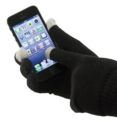 A.i.&e. Touchscreen Handschuhe für Handy Smartphone Tablet Universalgröße schwarz