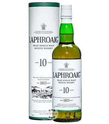 Laphroaig 10 Jahre Single Malt Whisky (40 % vol., 0,7 Liter) (40 % vol., hide)
