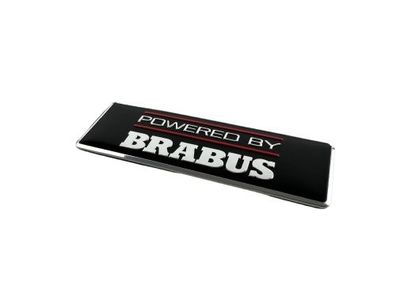 Powered by Brabus Emblem Logo selbstklebend Sticker Mercedes original schwarz