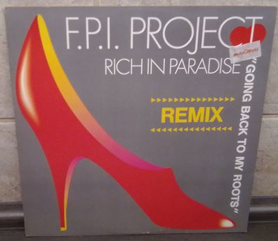 12" Maxi Vinyl F.P.I Project * Rich in Paradise ( Remix )