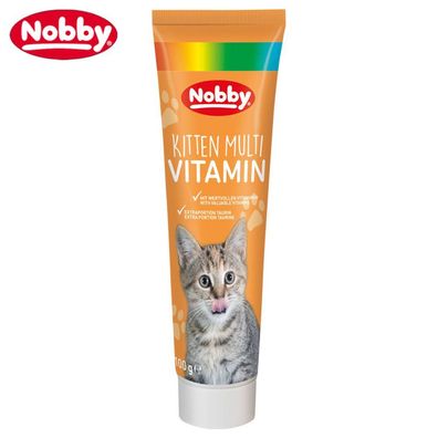 Nobby Kitten Multi Vitamin Paste - Multivitamin + Taurin speziell für Katzenbabys