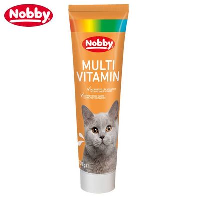 Nobby Multi Vitamin Paste - Multivitamin + Taurin für Katzen und Senior-Katzen