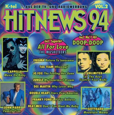 CD Sampler Hitnews 94 Vol 2
