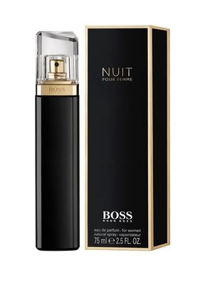 Hugo Boss Nuit Pour Femme 75 ml Eau de Parfum Spray Damen Neu in Folie