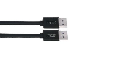 INCA IDPD-18TX DisplayPort Kabel – 2 Meter, 4K Auflösung, HDMI 1.4 abwärtskompatib...