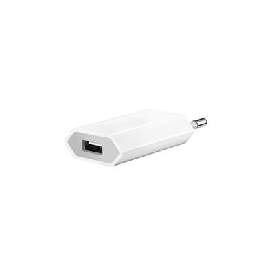 Apple USB Power Adapter Ladestecker Buchse für USB Kabel weiß