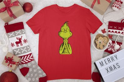 Damen T-Shirt Dr. Seuss Classic Sly Grinch T-Shirt - Weihnachten T-shirt