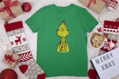 Kinder T-Shirt Dr. Seuss Classic Sly Grinch T-Shirt - Weihnachten T-shirt