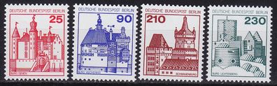 Germany BERLIN [1978] MiNr 0587-90 ( * */ mnh ) Burgen Schlösser