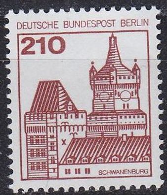 Germany BERLIN [1978] MiNr 0589 ( * */ mnh ) Burgen Schlösser