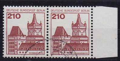 Germany BERLIN [1978] MiNr 0589 ( O/ used ) [01] Burgen Schlösser 2er