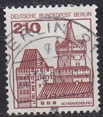 Germany BERLIN [1978] MiNr 0589 ( O/ used ) Burgen Schlösser