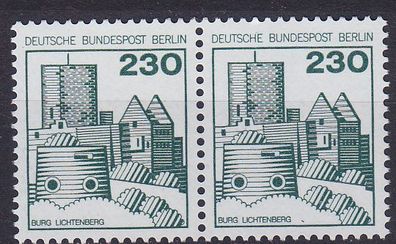 Germany BERLIN [1978] MiNr 0590 ( * */ mnh ) [01] Burgen Schlösser 2er