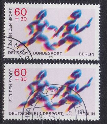 Germany BERLIN [1979] MiNr 0596-97 ( O/ used ) Sport