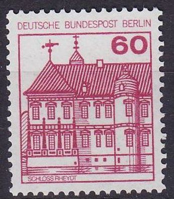 Germany BERLIN [1979] MiNr 0611 A ( * */ mnh ) Burgen Schlösser