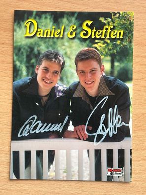 Daniel& Steffen Autogrammkarte #7747