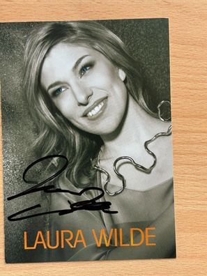 Laura Wilde Autogrammkarte #7866