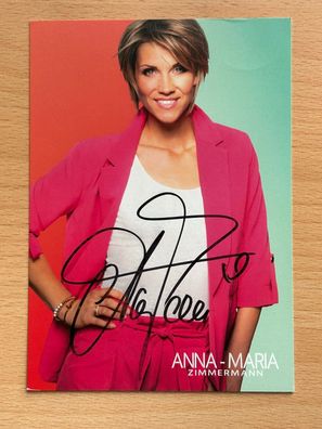 Anna Maria Zimmermann Autogrammkarte #7746