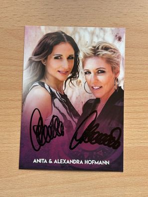 Anita & Alexandra Hofmann Autogrammkarte #7718