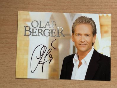 Olaf Berger Autogrammkarte #7803
