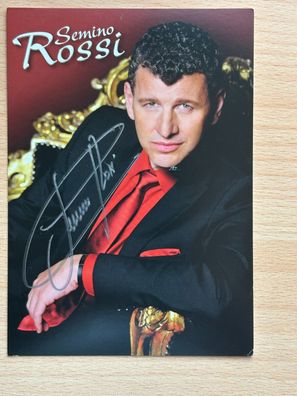 Semino Rossi Autogrammkarte #7871