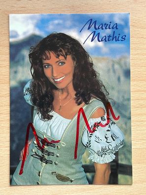 Maria Mathis Autogrammkarte #7753