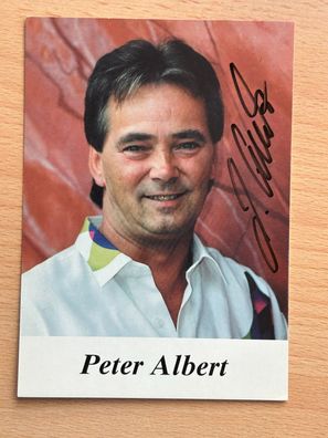 Peter Albert Autogrammkarte #7837