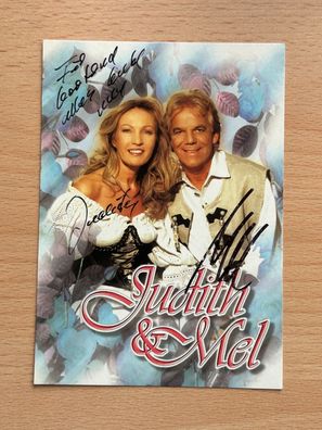 Judith & Mel Autogrammkarte #7839